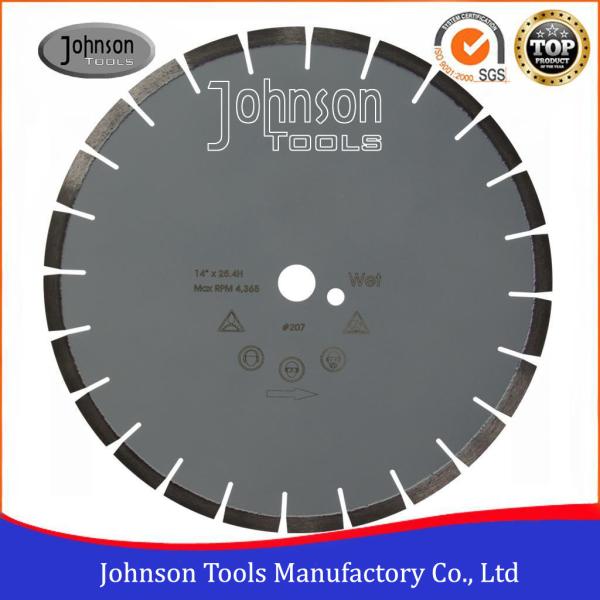 350mm Diamond Cutting Disc , Diamond Saw Blade For Cutting Granite 