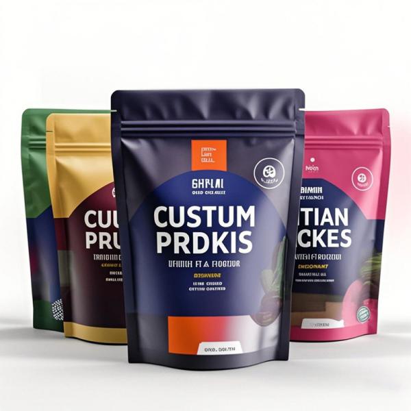 Wholesale Custom Logo Mylar Bags - Smell-proof Aluminum Foil Ziplock Pouches For Food And Coffee Packaging