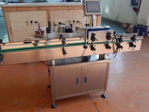 CE Glass Bottle Labeling Machine For Ingredient Package Like Sauce , Mayonnaise