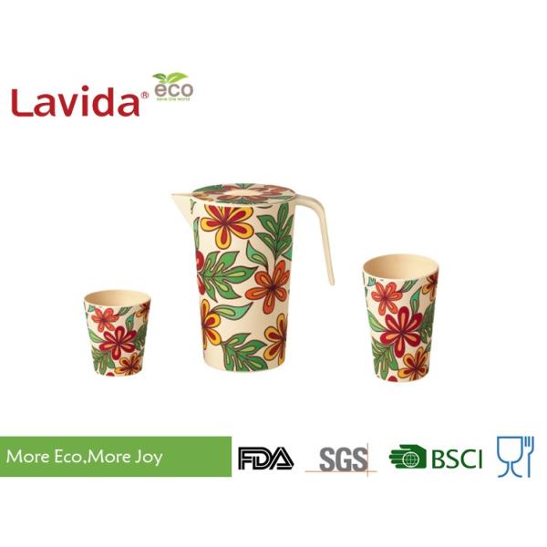 Shatter - Proof Children's Bamboo Dinnerware High Strength Free Of Heavy Metals