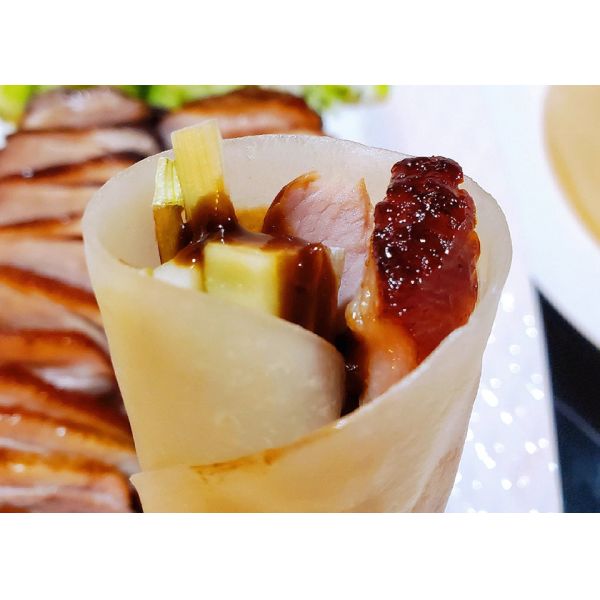 Chinese Frozen Duck Pancake Manufacturer | EU Standard Duck Pancake for Fast Food & Takeaway, Bulk Supply with BRC & HALAL Certification