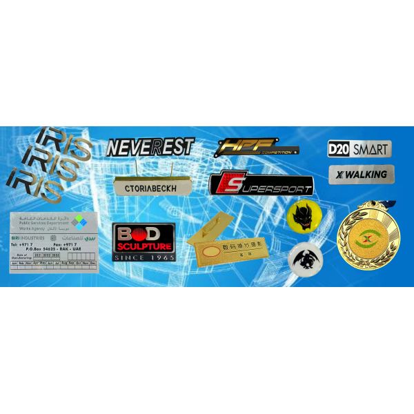 Custom Printed Dome Acrylic Name Badges with Glossy Resin Surface and Optional Magnetic or Pin Back for Personalized Staff Name Tags
