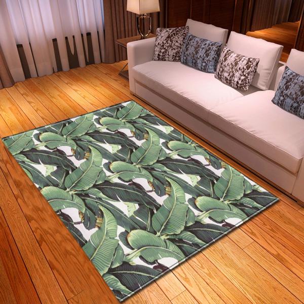 Non Skid 3D Printed Rugs 100*120cm Living Spaces Area Rugs