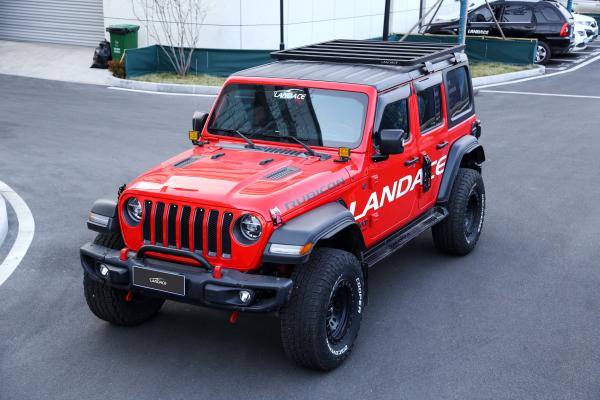 Electrophoresis Luggage Carrier Car Roof Rack AL6063 For Jeep Wrangler Rubicon By JL