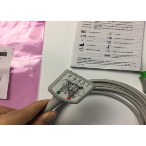 GE Adult Multi Link ECG Lead Cable 3 Lead 5 Lead 3.6M 12ft 2017003-001