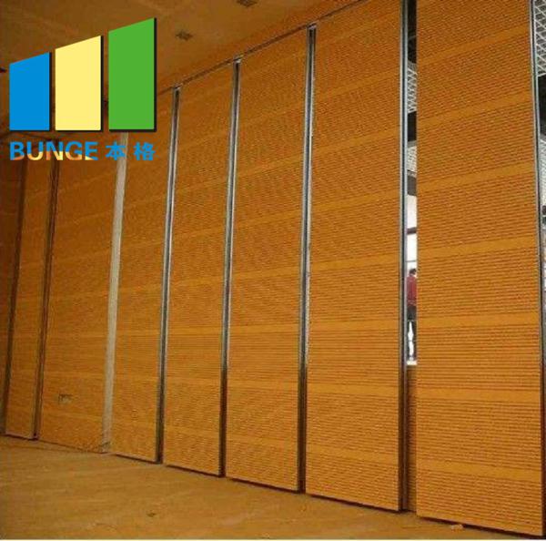 Melamine Commercial Movable Partition Walls Sliding Folding Divider For Office