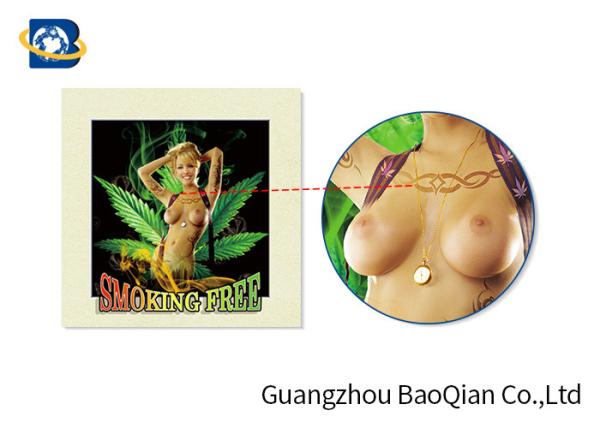 Sexy / Nude Girl 5D 3D Lenticular Printing Pictures For Home Decoration