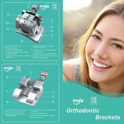Dental Ceramic Orthodontic Brackets Roth / MBT Ortho Brackets