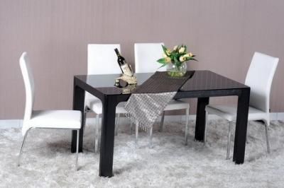 Modern Dining Room Furniture,Tempered Glass Dining Table