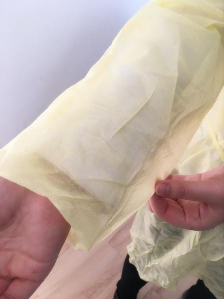 Disposable Fashionable Nonwoven Surgical  Isolation  Gown, with  white,yellow,blue etc