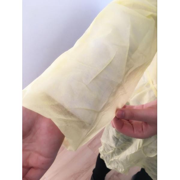 Disposable Fashionable Nonwoven Surgical  Isolation  Gown, with  white,yellow,blue etc