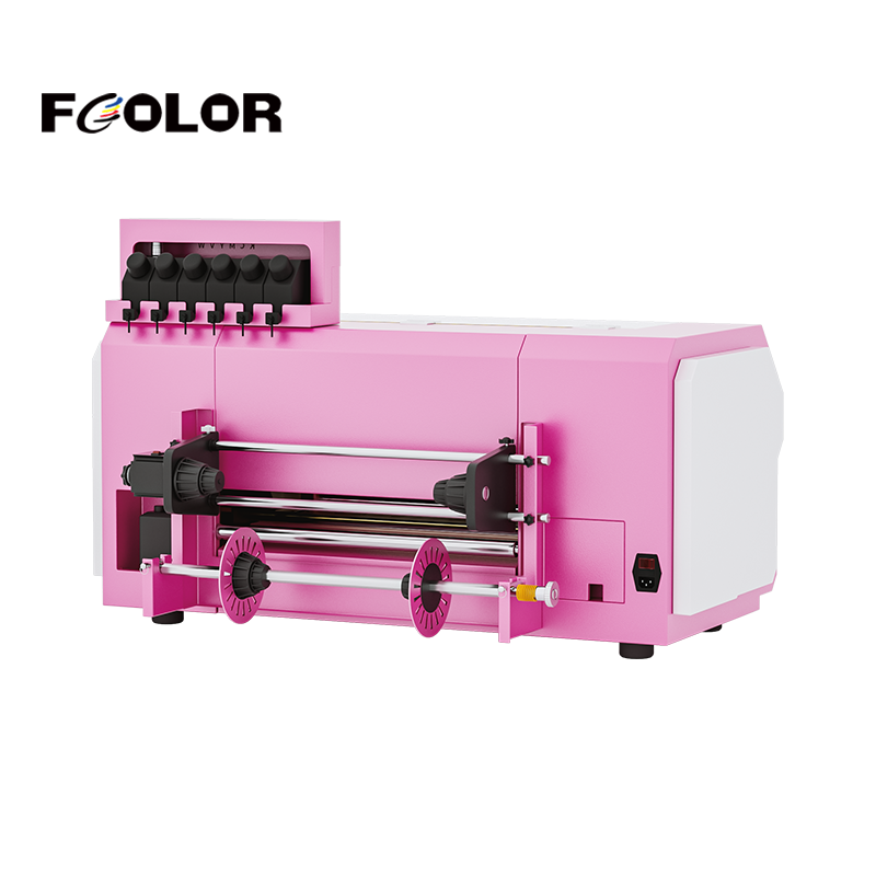 Fcolor DX7 30cm Three-dimensional logo Sticker Dtf Printer Uv Silicone 3D Tpu Label Dtf Printer Machine for Fabric Textile