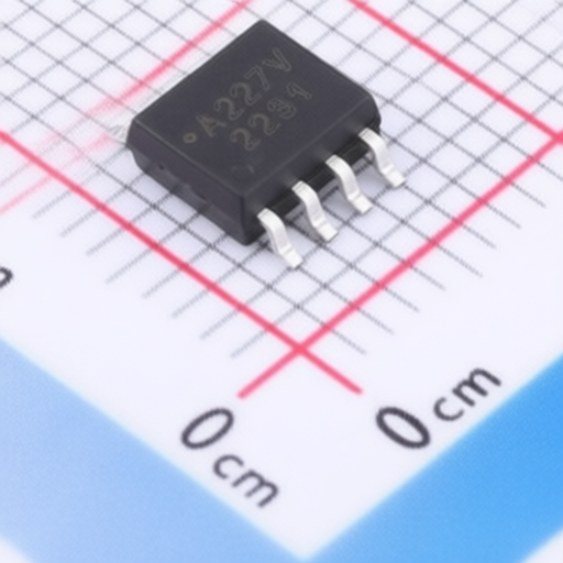 Broadcom ACPL 227 560E dual channel half pitch phototransistor optocoupler for signal transmission