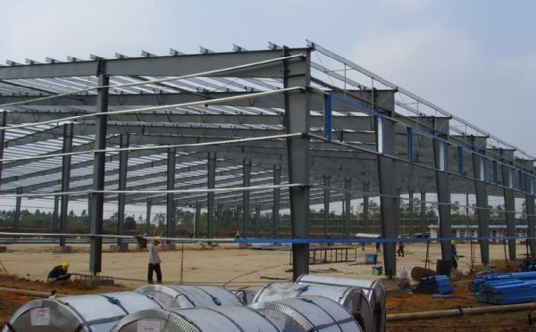 S355jr Q355b Material Prefabricated Steel High Grade Painting Structural Industrial Warehouse Plants