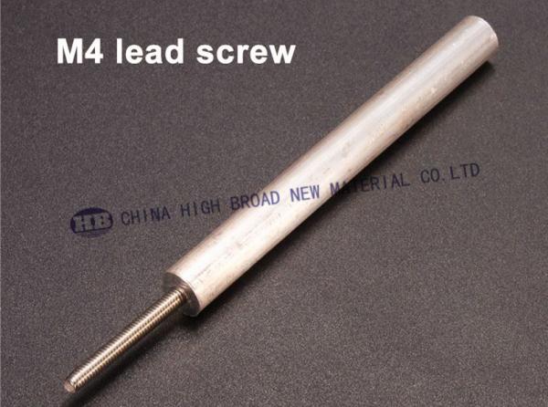 Silver Tone Aluminum Extruded Magnesium Anode Rod 23cm Long for Water Heater