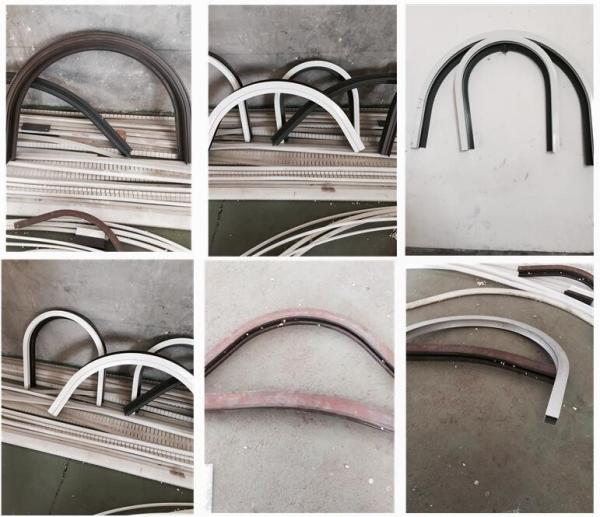 Double Servo CNC Aluminum Profile Roll Bending Machine / Aluminum Profile Bending Machine with CNC