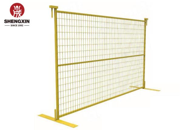 Free Standing 2850mm Portable Temporary Fence hot dipped galvanized