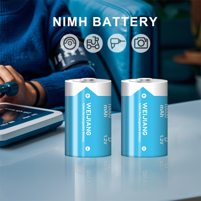 Одобрение REACH LR20 Акумуляторы 10000mAh D размер Nimh