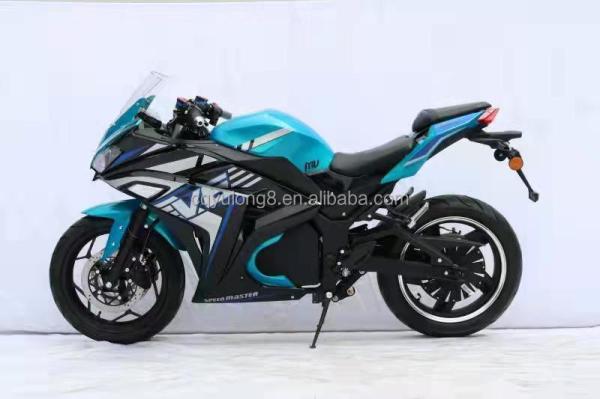 Max Load 200kg Electric Racing Motorcycles with 3000w Power Motor and Lithium Battery
