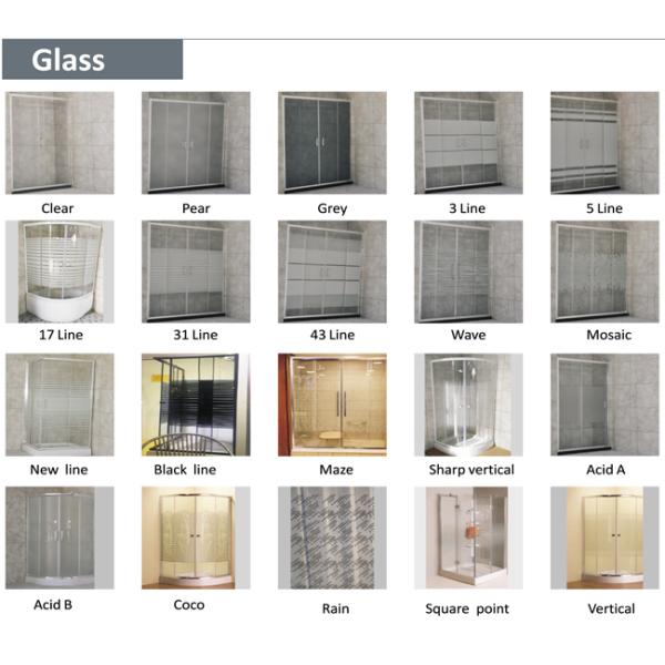 кабина ливня 5мм закаленная Фрост стеклянная с подносом ливня квадранта