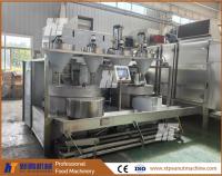 Linha de produção automática de amendoim revestido com sabor açúcar / revestimento líquido máquina de fazer amendoim