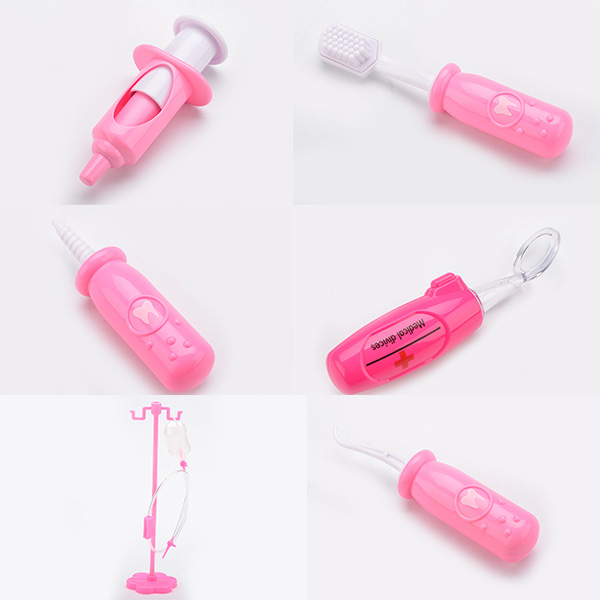 12 Pcs Toddler Pet Doctor Role Play Set , Pretend Toy Medical Bag Non Toxic