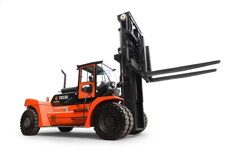 Hydraulic Diesel Goodsense Forklift Truck Heavy Duty 28 Ton Big Stand Up Reach Forklift