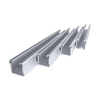 50-900mm argenté aluminium support canal fente résistant aux intempéries et léger