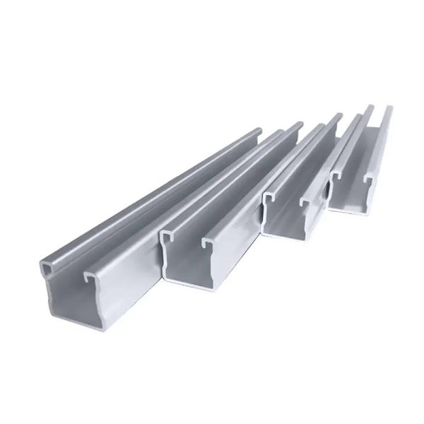 50-900mm Silver Aluminum Strut Channel Slotted Weather Resistance And Lightweight