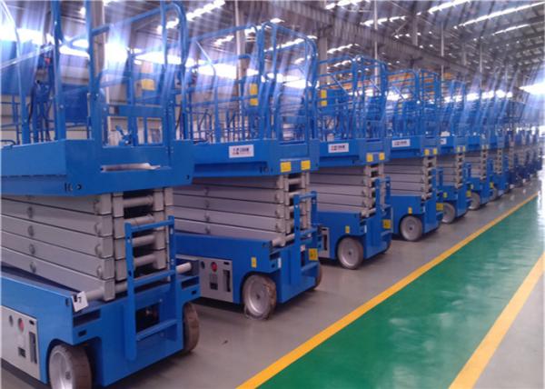 Zero Emission Self Propelled Lift , Aerial Work Platform 6-14m Dimensional Stable