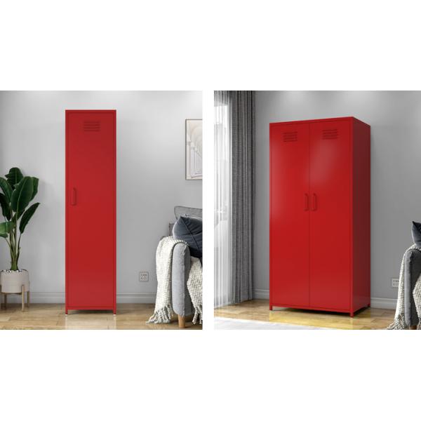 Height 1700mm Metal Single Door Locker For Kids Living Room Bed Room Office