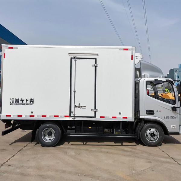 Maximum Torque Nm ≤500Nm 4x2 Refrigerated Truck for Foton Era Navigation Pure Electric Fruit Vegetable and Meat Freezer Truck