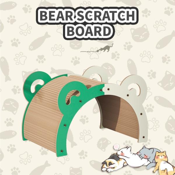 Corrugated Paper Style Cat Bed Scratcher Funny Comfy Lounge Cardboard Couch for Feline Fun