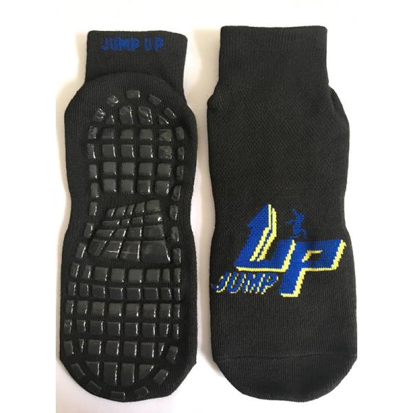 China Anti-Bacterial and Breathable Trampoline Socks Indoor Trampoline Cotton Anti-skid Socks for Trampoline Sports