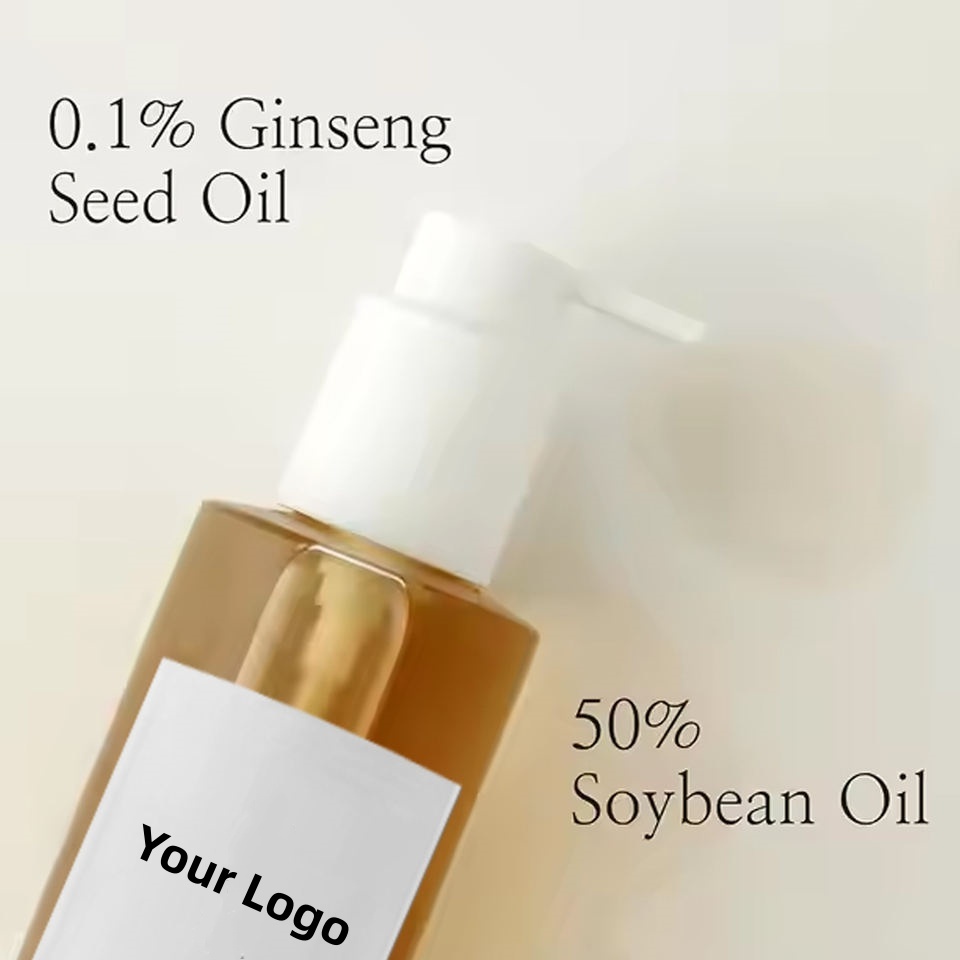 OEM ODM brand cosmetics, natural facial, lip, eye makeup remover, ginseng makeup remover, cleansing oil