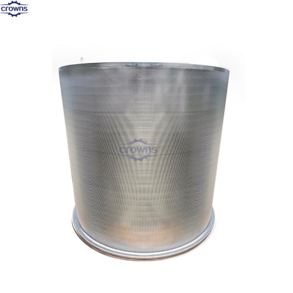 Линия прессования бумажной фабрики Нержавеющая сталь Корзина с экраном для завода по переработке отходов бумаги