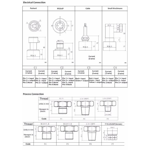 4 - 20ma 0,5 - датчик давления компакта 4.5V для компрессора кондиционера