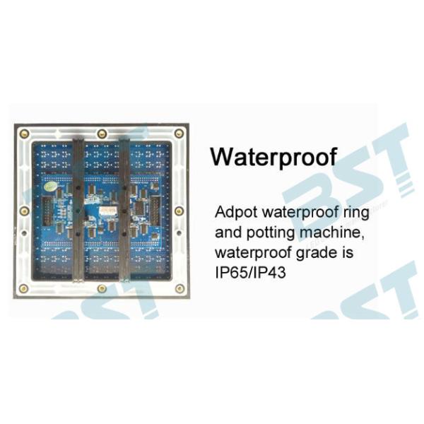 P8 SMD3535 Iron/Aluminum Outdoor advertising LED Display screen with 64dots X 48dots