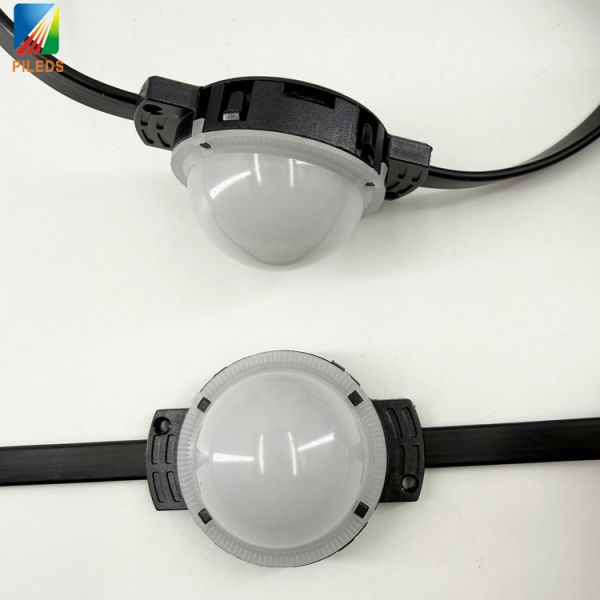 50MM 5CM RGBW DC24V Plastic IP68 Christmas Outdoor Facade Building DMX Pixel LED Dot Light