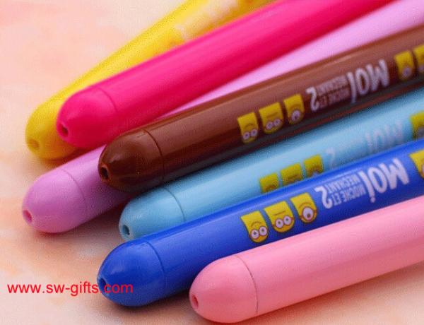 Cute Korean Stationery Small Yellow People Gel Pen Kawaii Creative Colored Pens School