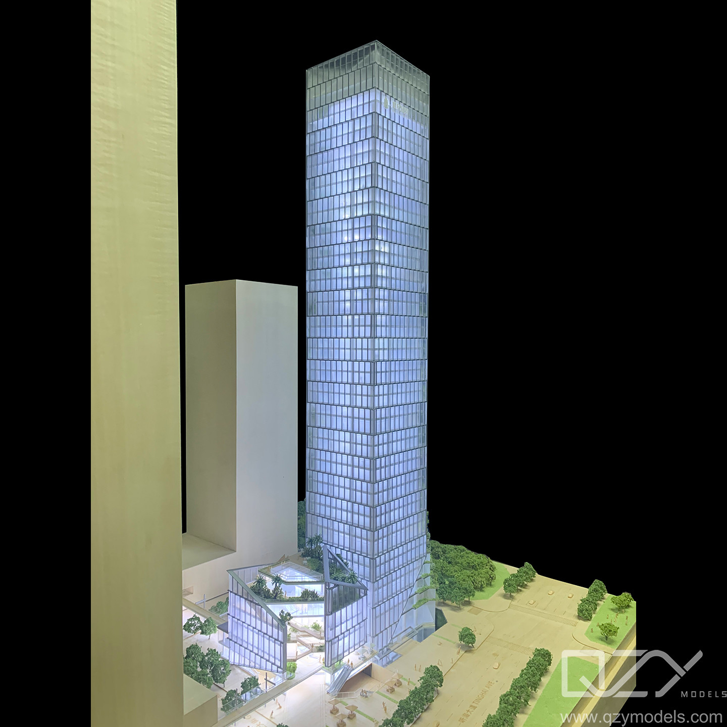 1/200 Shenzhen Qianhai Financial Holdings Строительство концептуальной модели