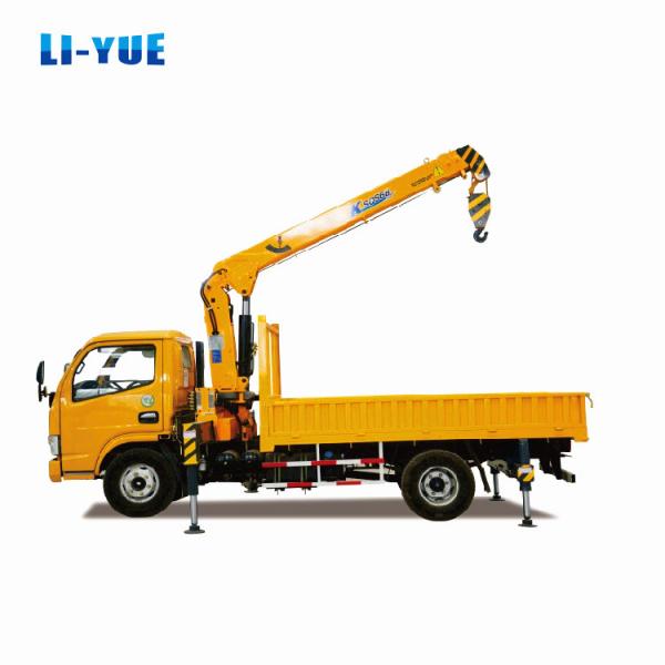 3 Ton Mini Truck Mounted Crane New Telescopic Boom Crane