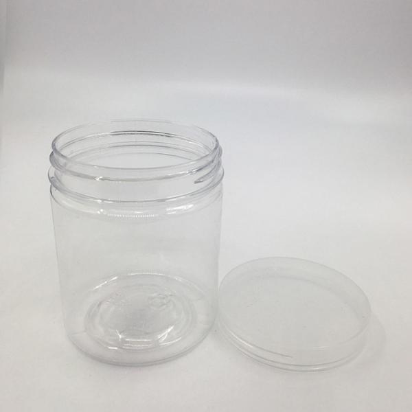 Entreposage de pots en plastique personnalisé avec des couvercles transparents et inaltérables