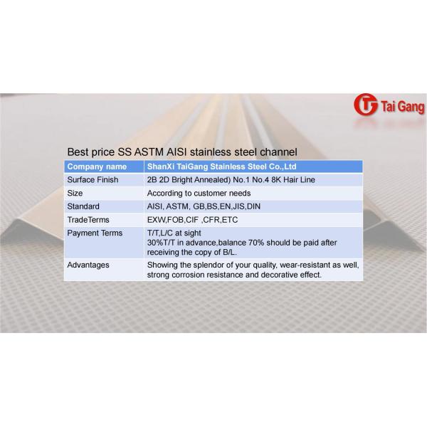 Замаринованный польский яркий раздел 301L 201 445 c нержавеющей стали