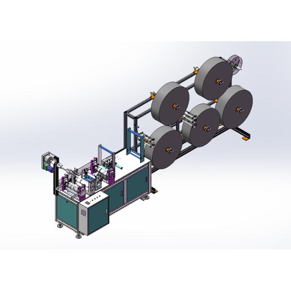 Алюминиевая медицинская производственная линия маски 50Пкс/минуты КН95