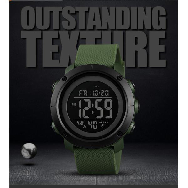 Plastic Watch Wrist Watch Men Fashion Silicone Sport Digital Watch