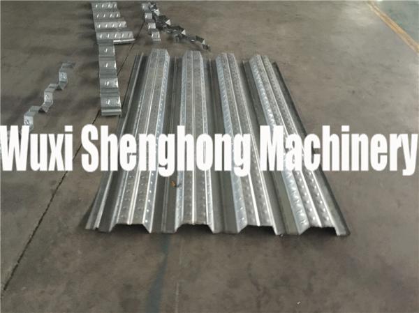 Customized Metal Deck Roll Forming Machine With Mechanical Decoiler