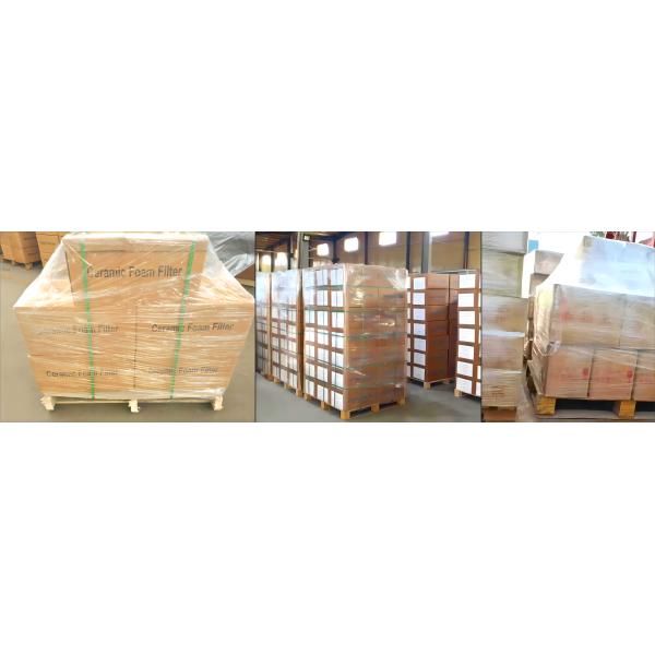 Высокая толерантность 0,01 мм Кремниевого карбида пенообразный керамический фильтр для нужд литейной промышленности
