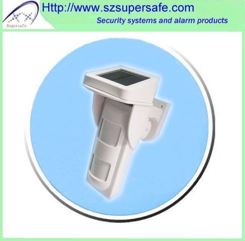 Solar Powered Wireless Outdoor Dual PIR Detector