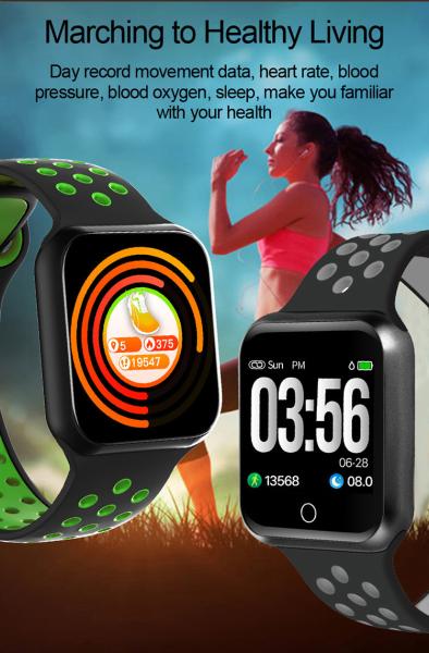 relógio esperto F9 do esporte da frequência cardíaca da aptidão do punho do bracelete de relógio da faixa do smartwatch 2109 o mais quente